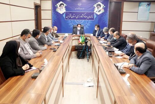 نشست هماهنگی برای سفر رییس جمهوری به قزوین در سازمان جهاد کشاورزی برگزار شد