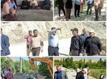 بازدید مدیرعامل شرکت آب و خاک کشور از روند پاکسازی انهار و احیای باغات در فیروزکوه