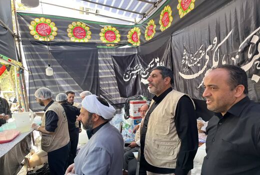 برپایی موکب شهدای جهاد کشاورزی استان آذربایجان شرقی در مشهد 