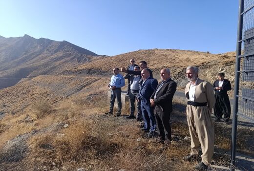 بازدید مشاور وزیر و مدیرکل دفتر بازرسی و ارزیابی عملکرد وزارت جهاد کشاورزی از مناطق مرزی سردشت