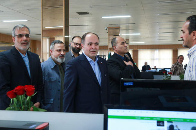  بازدید وزیر جهاد کشاورزی از خبرگزاری ایرنا 