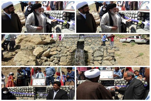 بهره‌برداری از قنات روستای فندخت شهرستان زیرکوه خراسان جنوبی
