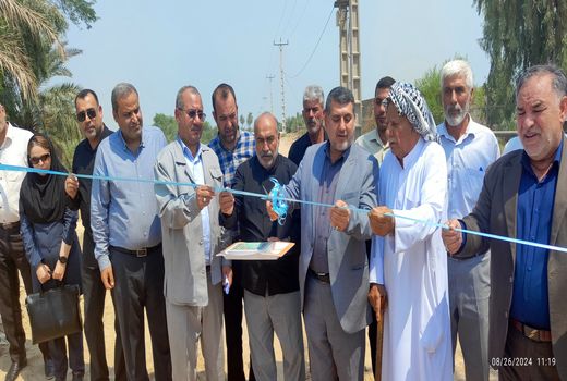 افتتاح طرح‌های کشاورزی به مناسبت هفته دولت در کارون