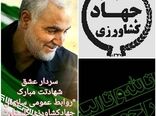 پیام تسلیت دکتر مختار مهاجر رییس سازمان و فرمانده پایگاه مقاومت بسیج حضرت امیر(ع) سازمان جهادکشاورزی استان گلستان بمناسبت شهادت سردار رشید اسلام شهید حاج قاسم سلیمانی 