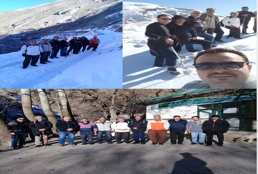 صعود تیم کوهنوردی سازمان جهاد کشاورزی استان تهران به ارتفاعات سنگان