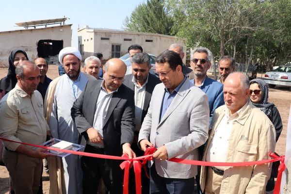 افتتاح طرح سامانه نوین آبیاری در شهرستان قزوین