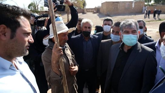 بازدید وزیر جهاد کشاورزی از قشلاقات عشایری شهرستان زرنده در استان مرکزی