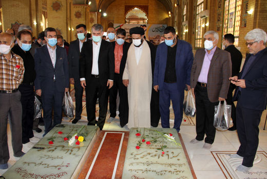 مدیران و کارکنان وزارت جهاد کشاورزی با آرمان‌های شهدا تجدید میثاق کردند  