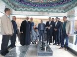 تجدید میثاق وزیر جهاد کشاورزی با شهدای شهر بادرود اصفهان