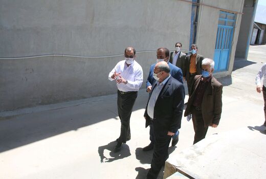 بازدید رئیس سازمان جهاد کشاورزی استان لرستان از پروژه گاوداری ۶۰۰۰ راسی شهرستان دلفان