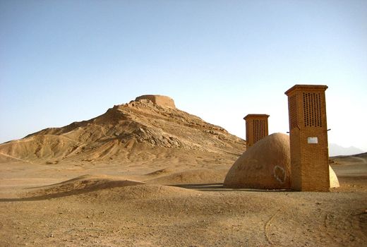 کویر یزد در راه تهران 