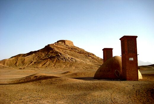 کویر یزد در راه تهران 