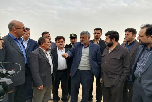 کلنگ‌زنی پروژه انتقال آب کارون به جراحی 