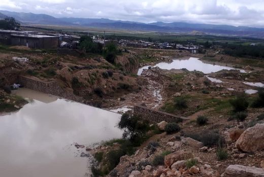 بارندگی بهاری و آبگیری طرح های آبخیزداری در قیروکارزین 