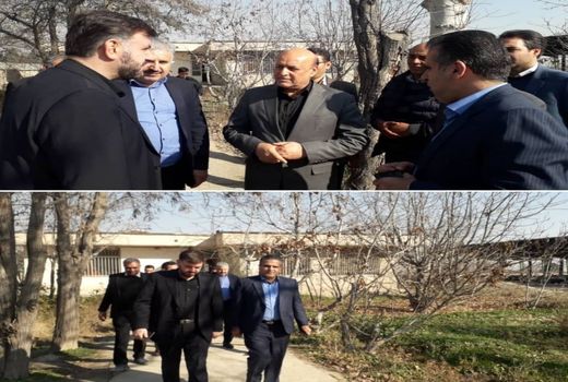 بازدید معاون اقتصادی استانداری از یک واحد دامداری در شهریار