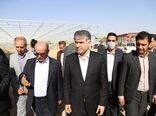 بازدید وزیر جهاد کشاورزی از گلخانه هیدروپونیک کشور در شهرستان دیواندره