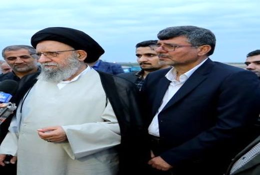 بازدید نماینده ولی فقیه در استان گلستان و امام جمعه گرگان از اراضی کشاورزی روستای محمدآباد گرگان 