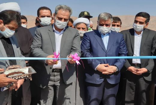 بهره‌برداری از پروژه آبخیزداری شهرک هاشمیه با حضور وزیر جهاد کشاورزی