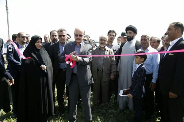 دو طرح آبیاری نوین به بهرهبرداری رسید