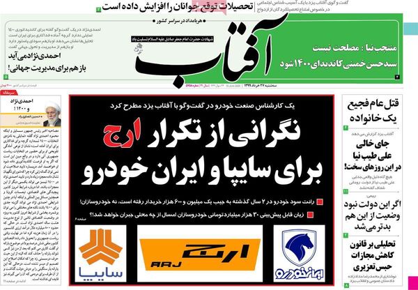 آفتاب یزد