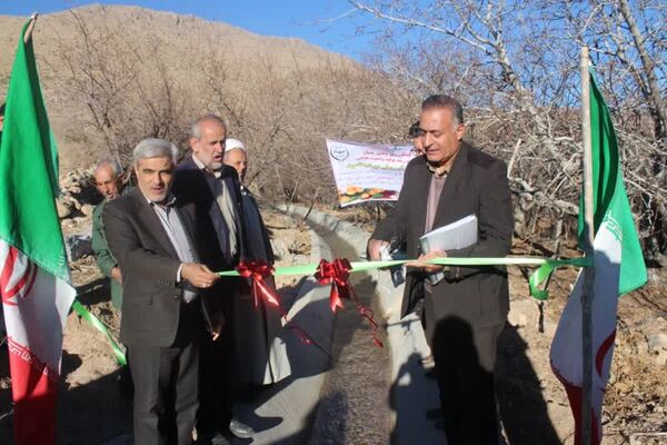 افتتاح کانال آبرسانی دوراه و طاحونه در بوانات