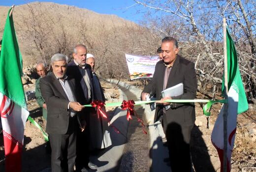افتتاح کانال آبرسانی دوراه و طاحونه در بوانات