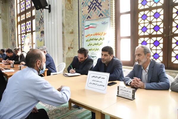 میز ارتباطات مردمی سازمان جهادکشاورزی آذربایجان شرقی در مصلی تبریز برگزار شد