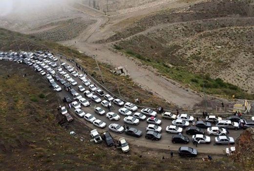 جاده چالوس این جمعه هم یک‌طرفه است