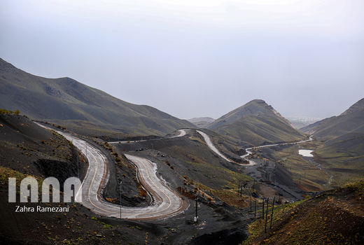 جاده ورودی به شهر تفرش 