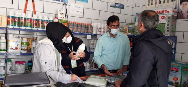 اجرای دومین مانور سراسری مقابله با آفت کشهای تقلبی و غیر مجاز وبازرسی فروشگاه های آفت کشهای گیاهی در شهرستان اردل