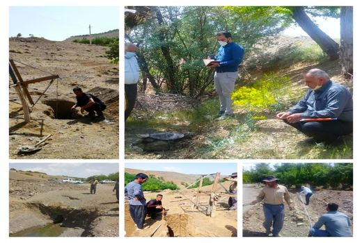 سه رشته قنات در شهرستان سامان لایروبی می شود