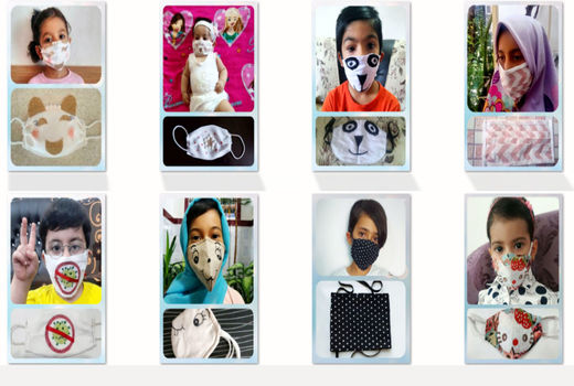 برگزاری چالش ساخت ماسک خانگی در روستای قاضی جهان