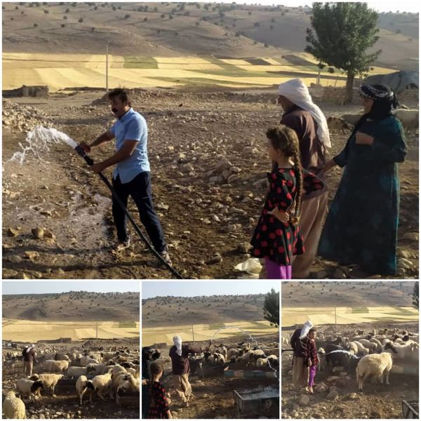 بهره برداری عشایر درگه از آب شرب پایدار
