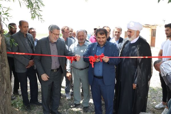 افتتاح یک طرح سامانه نوین آبیاری در شهرستان آوج
