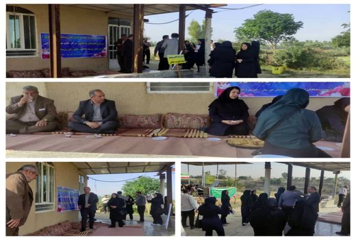 بازدید از فعالیت های بانوی تسهیل گر هندیجانی
