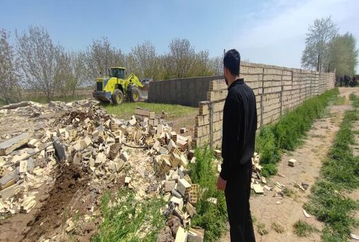 آزادسازی ۴ هکتار اراضی کشاورزی شهرستان البرز با قلع‌وقمع ۱۶ بنای غیرمجاز 