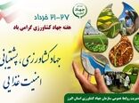پیام مشترک رئیس سازمان جهاد کشاورزی استان البرز و مسئول حوزه نمایندگی ولی فقیه  به مناسبت فرا رسیدن هفته جهاد کشاورزی