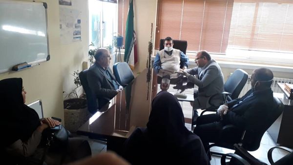 نشست مدیرجهاد کشاورزی پردیس با بخشدار جاجرود