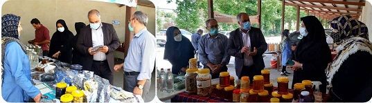 برپایی نمایشگاه عرضه محصولات تولیدی و صنایع دستی اعضای صندوق‌های اعتبارات خرد زنان روستایی شهرستان ارومیه 