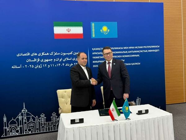 برگزاری بیستمین اجلاس کمیسیون مشترک همکاری‌های ایران و قزاقستان در آستانه