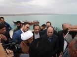 بازدید وزیر جهاد کشاورزی از پرورش میگو دلوار بوشهر