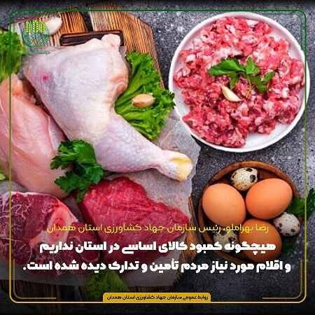 توزیع 360 تن مرغ منجمد در همدان طی فروردین ماه