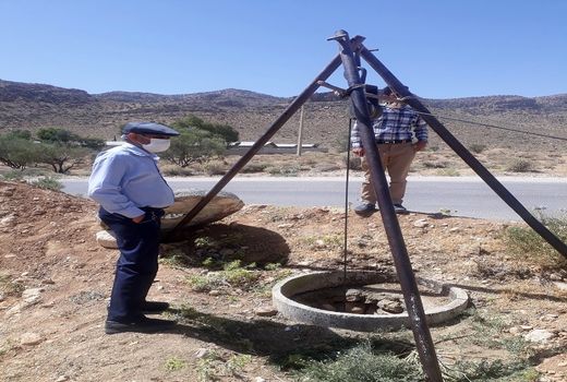 مرمت دو قنات در نی ریز 