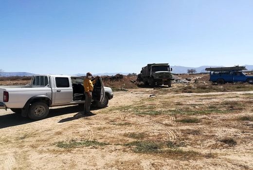 توقف تغییر کاربری غیر مجاز ۱۰ هزار مترمربع از اراضی خرامه