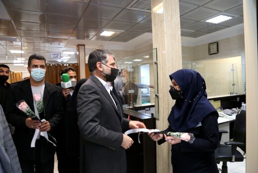 تجلیل وزیر جهاد کشاورزی از پرستاران مرکز پزشکی شهید شوریده