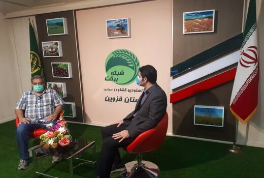 بیست و سومین برنامه استودیو کشاورز استان قزوین پخش شد