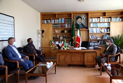 دیدار نماینده مردم شهرستان نقده در مجلس شورای اسلامی با رییس سازمان جهاد کشاورزی آذربایجان غربی