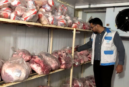 کشف سردخانه غیرمجاز نگهداری فرآورده‌های خام دامی در بندر ماهشهر