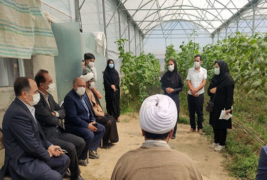 افتتاح گلخانه سبزی و صیفی در شهرستان بستان آباد