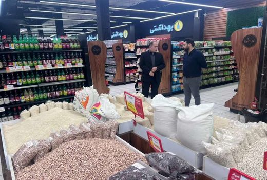 بازدید وزیر جهادکشاورزی از مراکز خرید در تهران